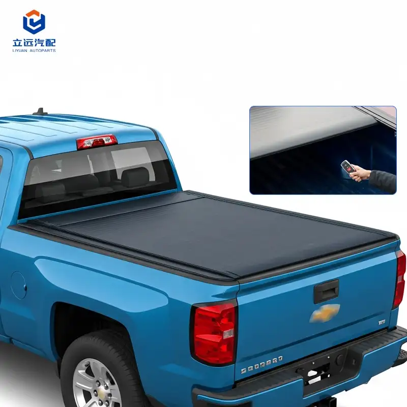 Elektrisk hardt aluminium uttrekkbart Tonneau-deksel for Chevrolet Dodge