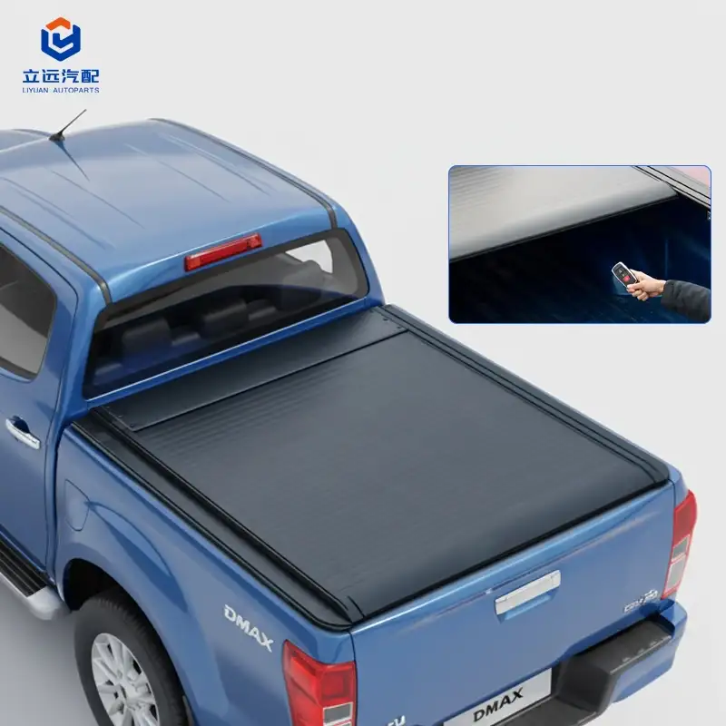 Elektrisk hardt aluminium uttrekkbart Tonneau-deksel for Isuzu