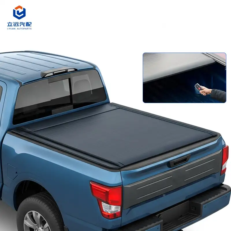 Elektrisk hardt aluminium uttrekkbart Tonneau-deksel for Nissan Mitsubishi