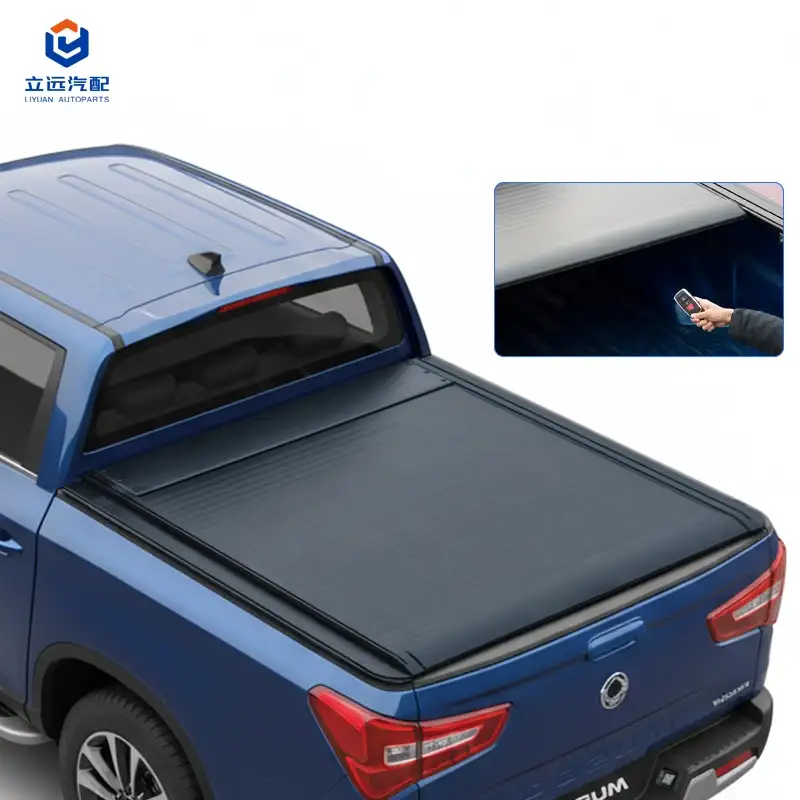Elektrisk hardt aluminium uttrekkbart Tonneau-deksel for Ssangyong