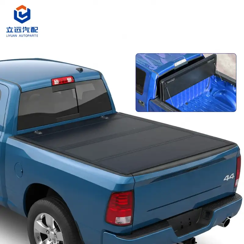 Low Profil Hard Quad-Fold Tonneau-deksel for Dodge Ram