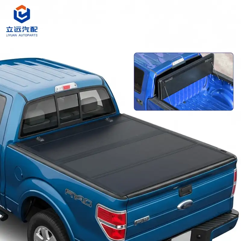 Low Profil Hard Quad-Fold Tonneau deksel for Ford