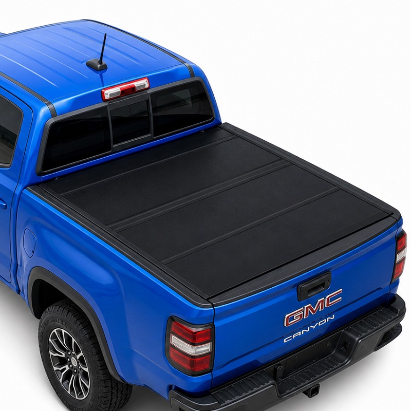Lavprofil hardt Quad-Fold Tonneau-deksel for GMC Canyon