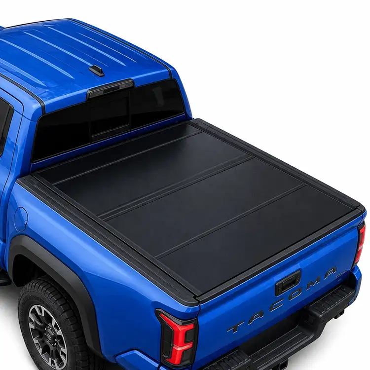 Lavprofil hardt Quad-Fold Tonneau-deksel til Toyota Tacoma