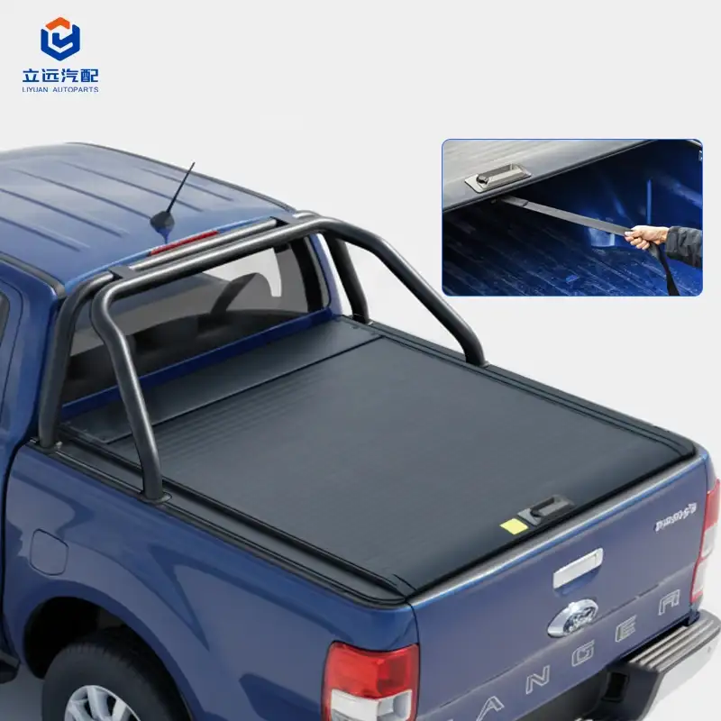 Manuelt hardt aluminium uttrekkbart Tonneau-deksel for Ford Jeep