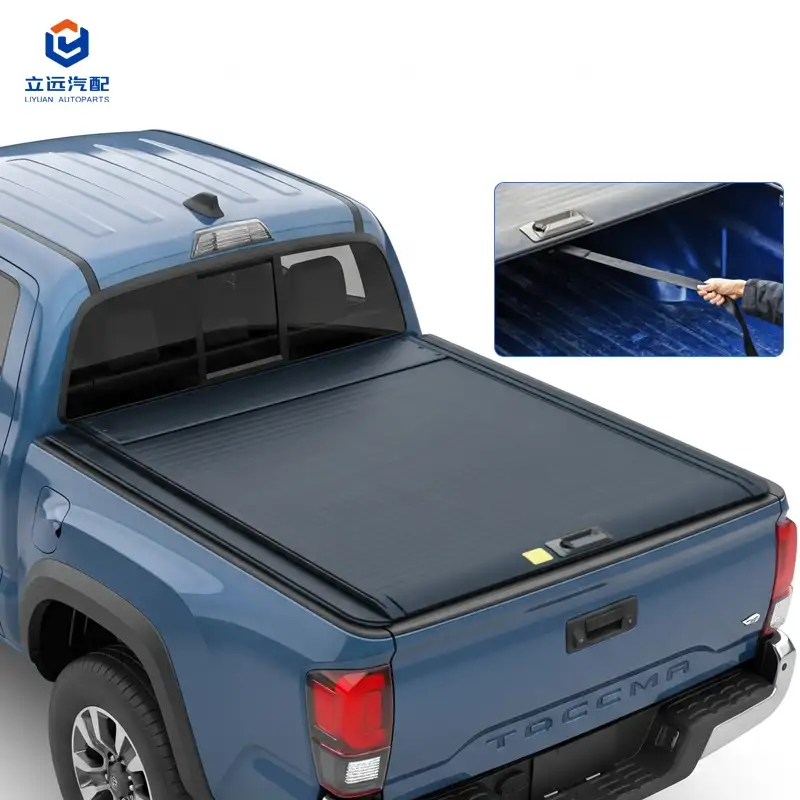 Manuell hardt aluminium uttrekkbart Tonneau-deksel for Toyota