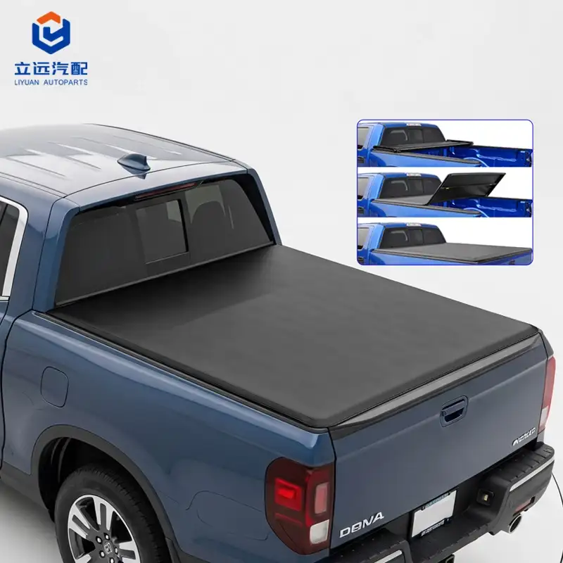 Mykt vinyl Tri-Fold Tonneau deksel til Honda Jeep